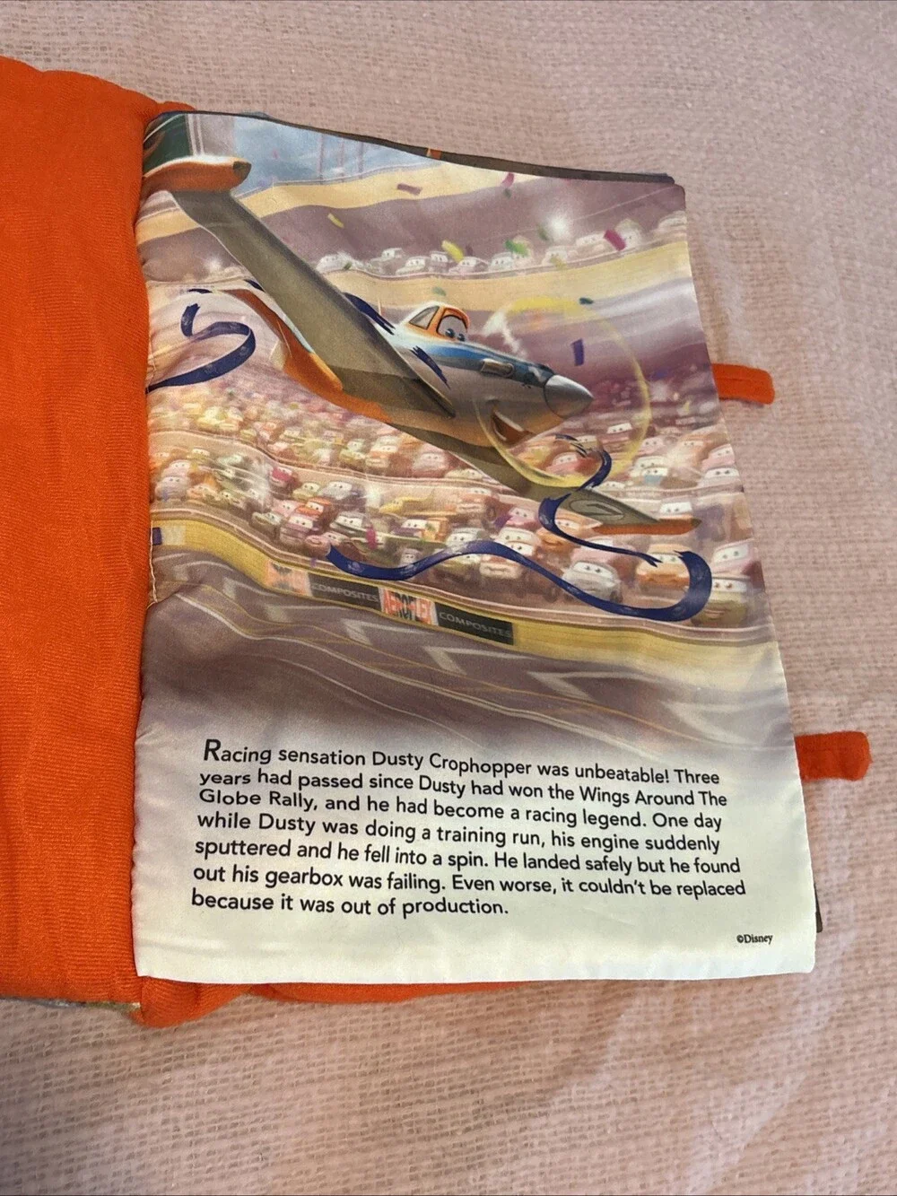 Disney Planes Fire & Rescue Heroes Of The Sky Large Pillow 14” Plush Book